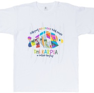 1. Koszulka Kolorowy Szlak Karpia - biała, L