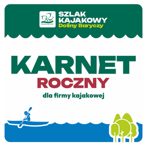 KARNET ROCZNY dla firmy kajakowej
