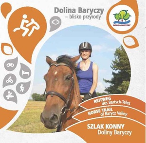 Mapka turystyczna - SZLAK KONNY DOLINY BARYCZY