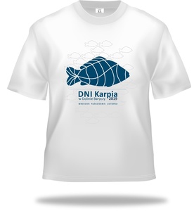 Koszulka Dni Karpia 2019, biała - XL