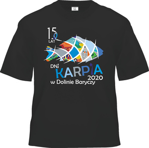 Koszulka Dni Karpia 2020, czarna - XL