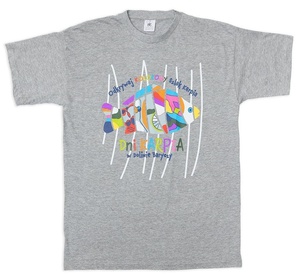 Koszulka Kolorowy Szlak Karpia - szara, XL